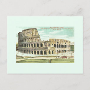 Carte postale vintage Rome Colosseum Travel