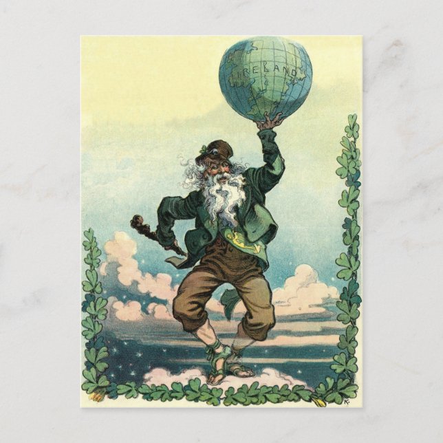 Carte Postale Vintage : Saint Patrick's day -