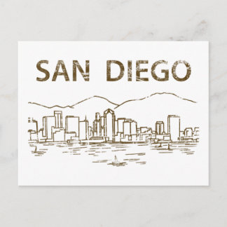 Carte Postale Vintage San Diego