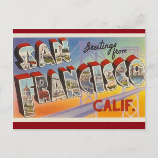 Carte postale Vintage San Francisco