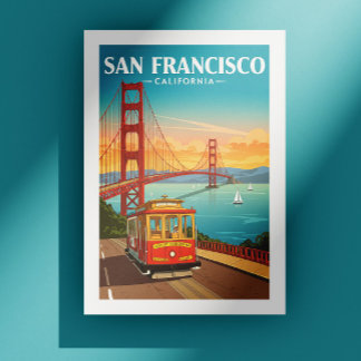 Carte Postale Vintage San Francisco Californie