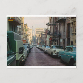 Carte Postale Vintage San Francisco Commercial Street at Keary