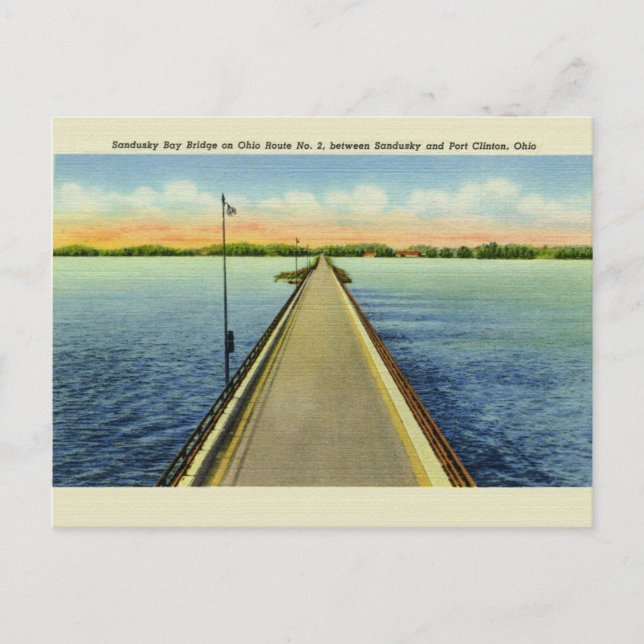 Carte postale vintage Sandusky Ohio (Devant)