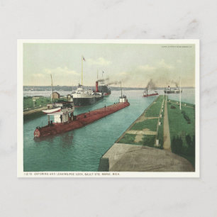 Carte Postale Vintage Sault Ste. Marie