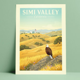 Carte Postale Vintage Simi Valley Californie