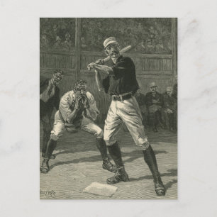 Carte Postale Vintage Sport, joueurs de baseball par thulstrup
