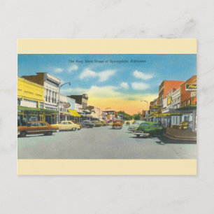 Carte postale vintage Springdale Arkansas