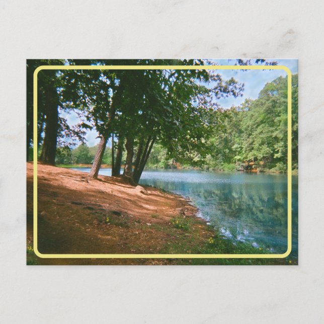 Carte postale vintage Springtime Lake (Devant)