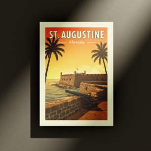 Carte Postale Vintage St Augustine Floride