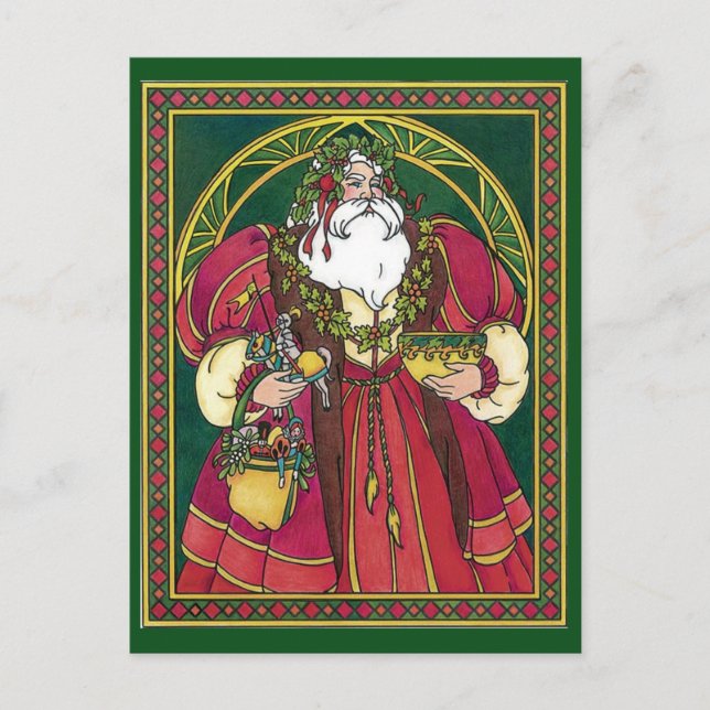 Carte postale vintage St Nicholas (Devant)