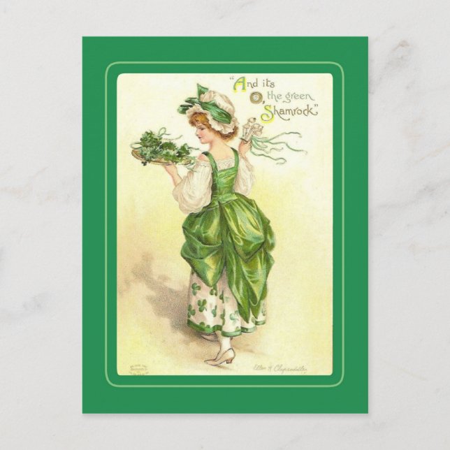 Carte postale vintage St Patrick's Day (Devant)