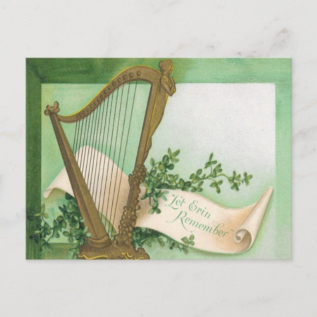 Carte postale vintage St. Patrick's Day (Devant)