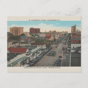 Carte postale vintage St Petersburg Florida