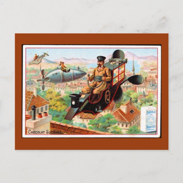 Carte postale Vintage Steam Punk (Devant)