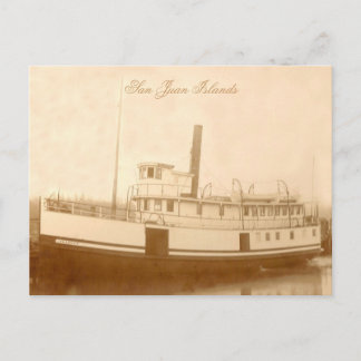 Carte Postale Vintage Steamboat Islander