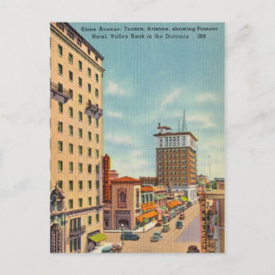 Carte Postale Vintage Stone Avenue, Tucson, Arizona