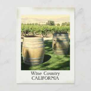 Carte postale Vintage Style Vin Country !