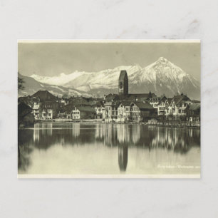 Carte Postale Vintage, Suisse, Interlaken 1934