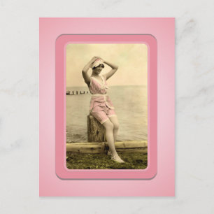 Carte postale vintage Sun Bather Beach Babes
