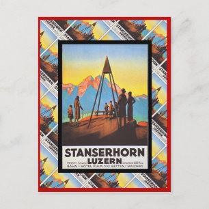 Carte Postale Vintage Switzerland, Lucerne