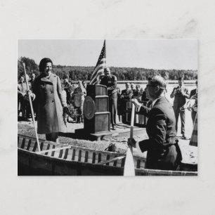 Carte Postale Vintage Sylvania Wilderness Dedication, Michigan