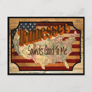 Carte postale vintage Tennessee