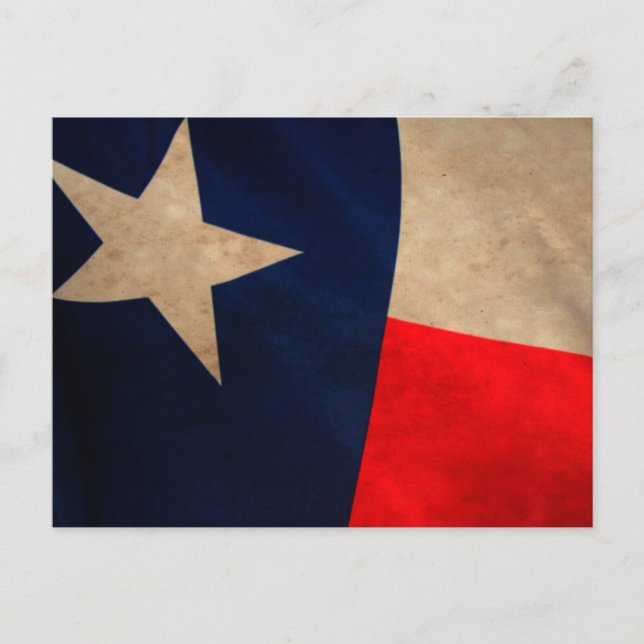 Carte postale vintage Texas Flag (Devant)