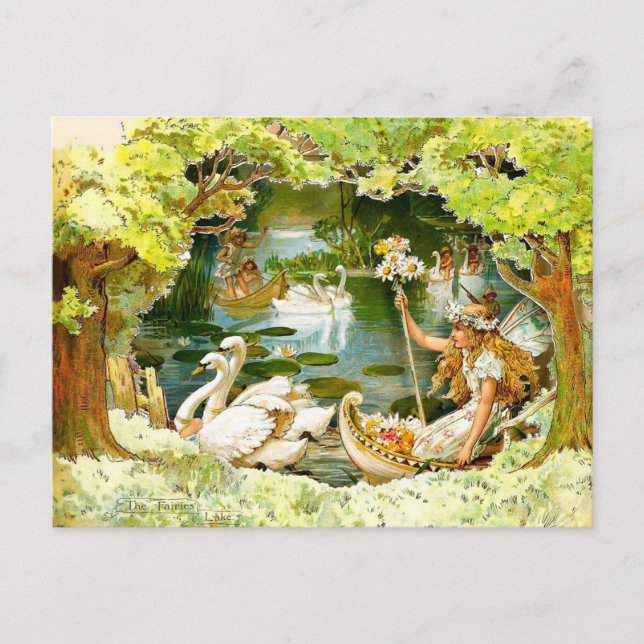 Carte Postale Vintage The Fairies Lake (Devant)