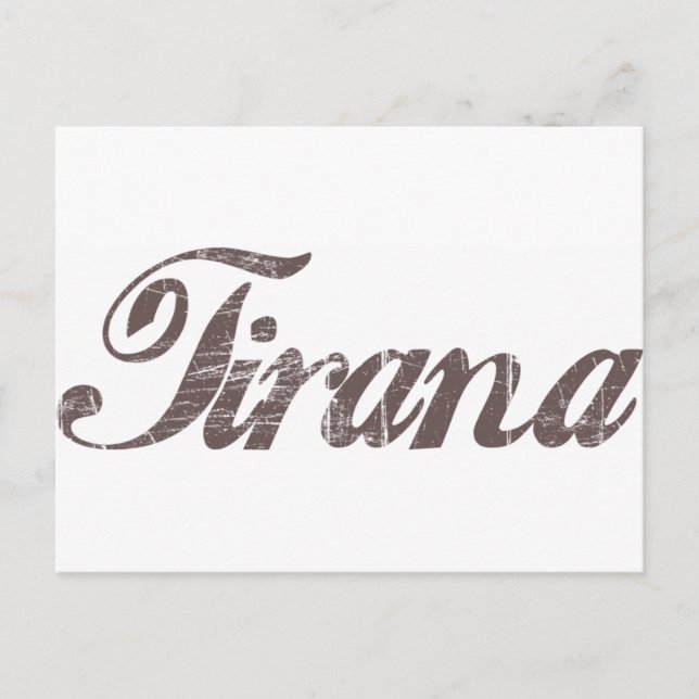 Carte Postale Vintage Tirana (Devant)