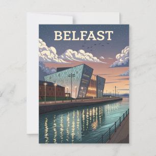 Carte Postale Vintage Titanic Belfast Travel