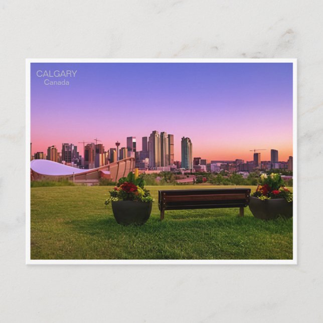 Carte Postale Vintage travel Calgary Alberta Canada edmonton (Devant)