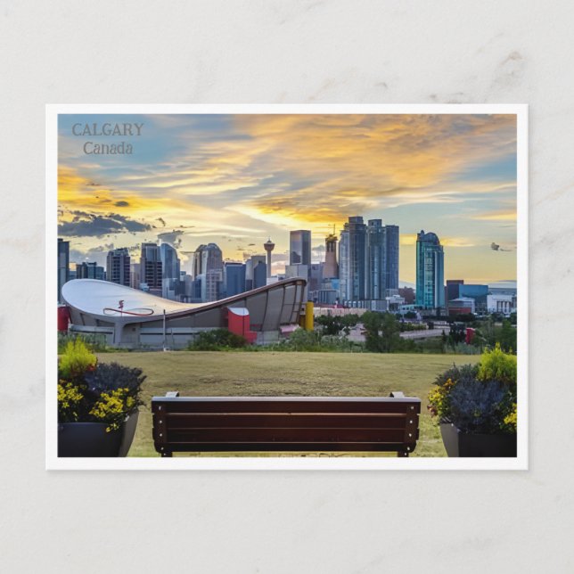 Carte Postale Vintage travel Calgary Alberta Canada edmonton (Devant)