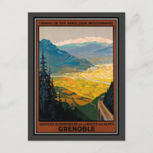 Carte Postale Vintage travel France, Grenoble -