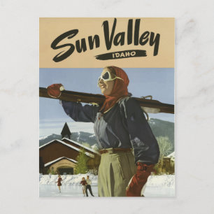 Carte Postale Vintage travel postcard poster Idaho USA
