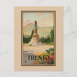 Carte Postale Vintage Trento Trent Voyage en Italie