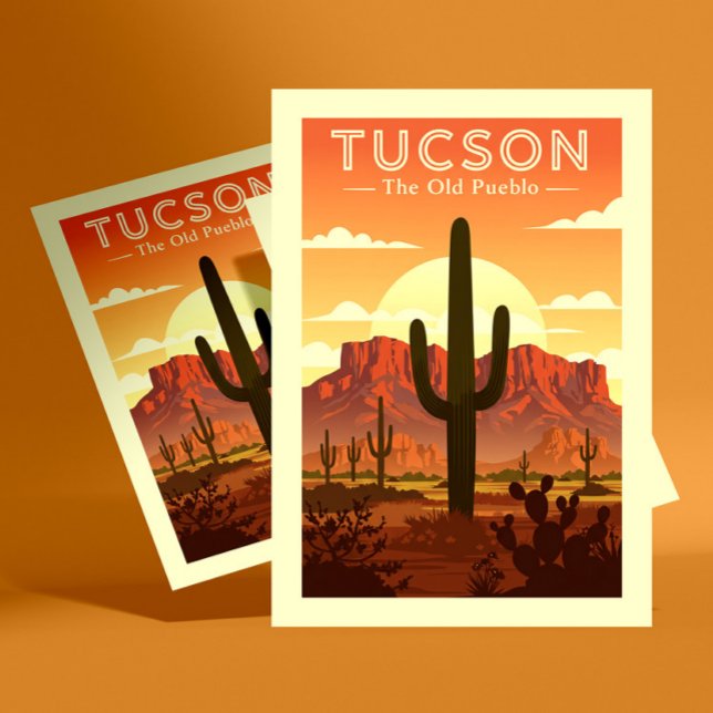 Carte Postale Vintage Tucson (Créateur téléchargé)