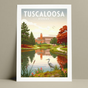 Carte Postale Vintage Tuscaloosa Alabama
