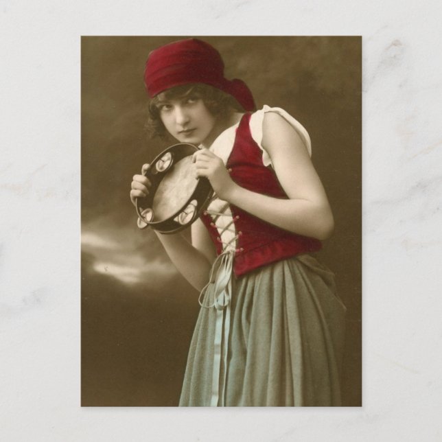 Carte Postale Vintage tzigane (Devant)