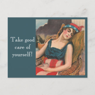 Carte Postale Vintage USA encouragement Postcard