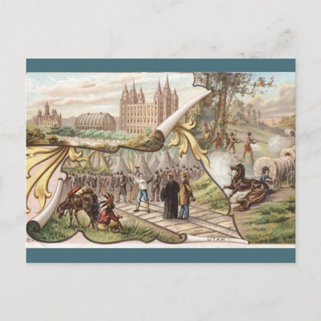 Carte Postale Vintage Utah (Devant)