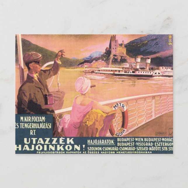 Carte Postale Vintage Utazzek Hamenkon (Devant)