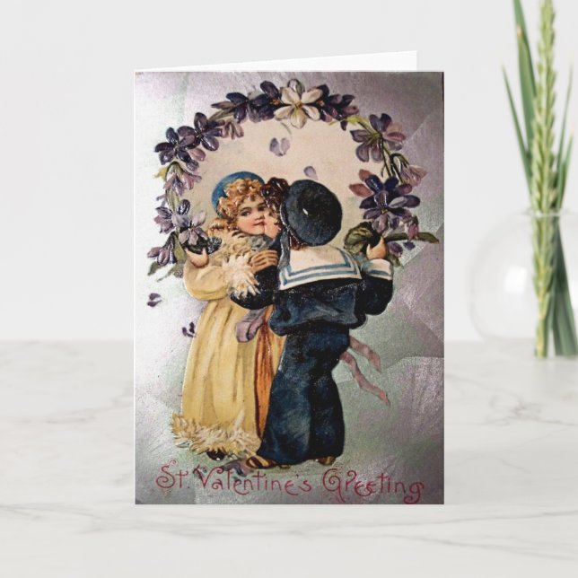 Carte postale vintage Valentine (Devant)