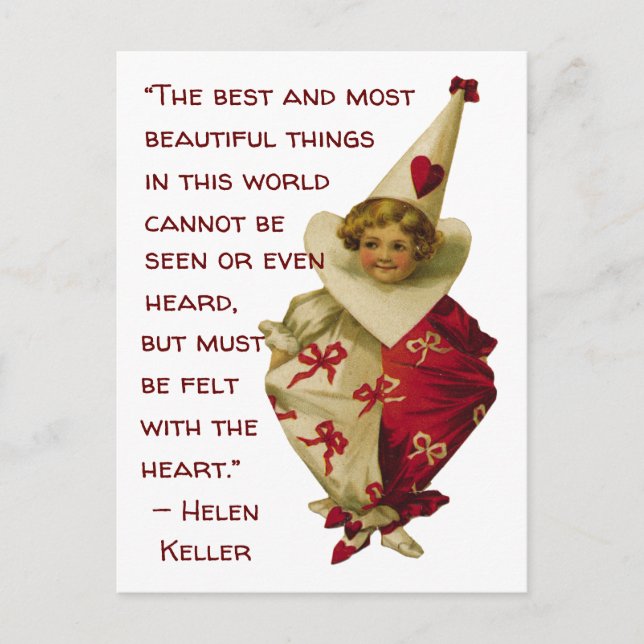 Carte postale vintage Valentine (Devant)