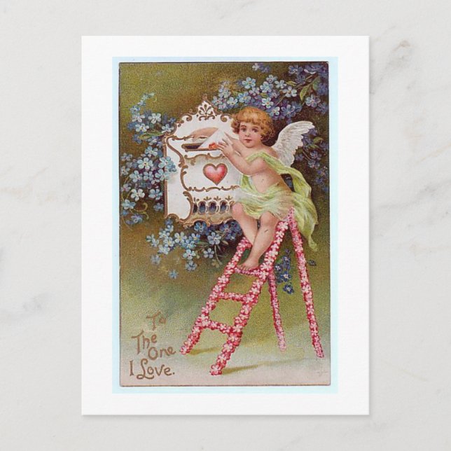 Carte postale vintage Valentine (Devant)