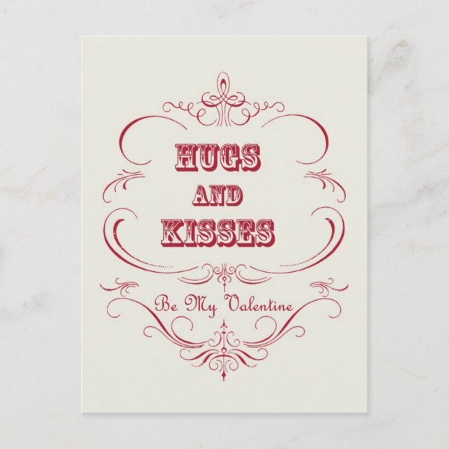 Carte postale vintage Valentine (Devant)