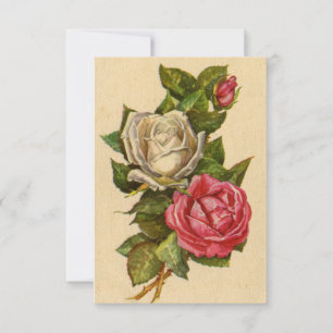 Carte postale vintage Valentine Roses