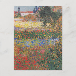 Carte Postale Vintage Van Gogh Flower Garden