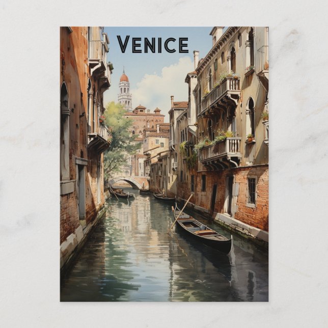 Carte postale Vintage Venise (Devant)