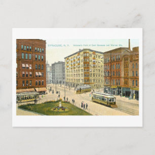 Carte Postale Vintage Veterans Park, Syracuse, New York