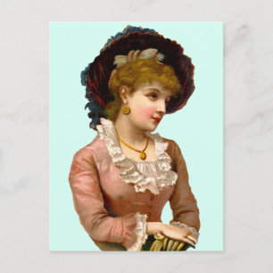 Carte postale vintage Victorian Ladies